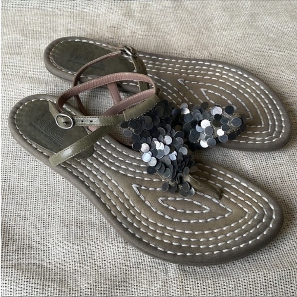 belle sigerson morrison flats leather sandals 
Size 8 B - Picture 12 of 16